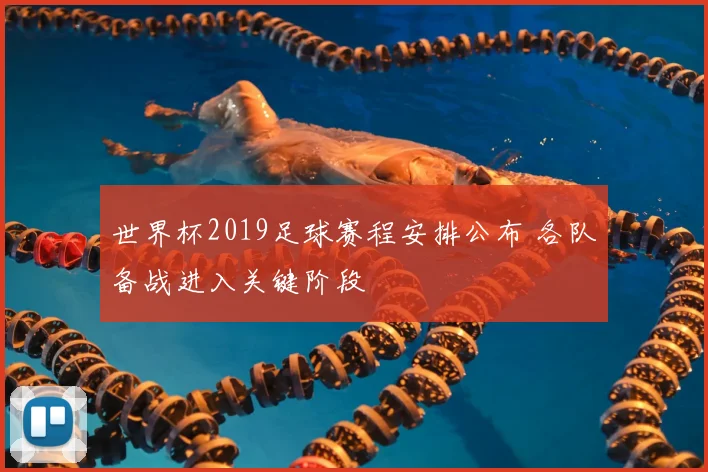 世界杯2019足球赛程安排公布 各队备战进入关键阶段